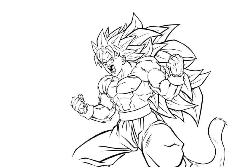 Khám phá ngay hình ảnh songoku tô màu