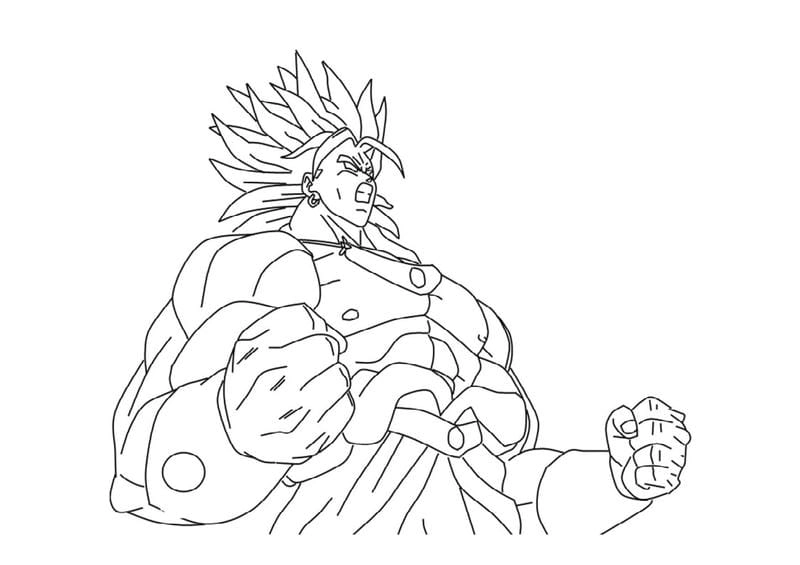 Tải ngay hình ảnh tô màu songoku
