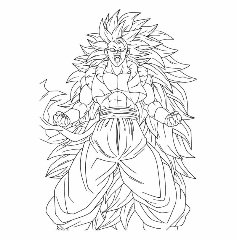 Bộ siêu tập songoku to mau đẹp mắt