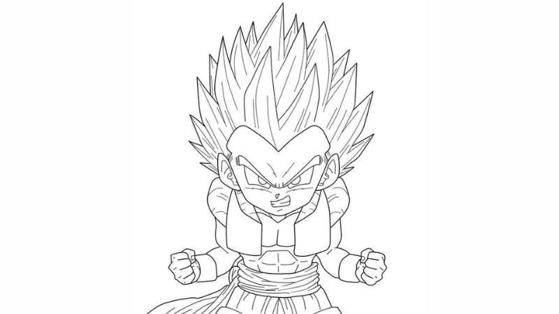 Bé thích mê to mau songoku cap 10