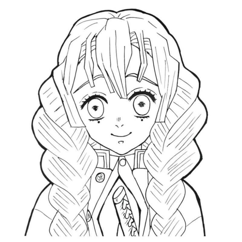 Ghim ngay anime chibi tranh tô màu thanh gươm diệt quỷ cực dễ thương