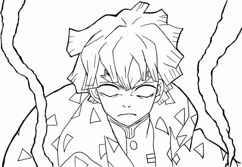 Ngọt ngào với tranh tô màu thanh gươm diệt quỷ mitsuri đẹp mắt