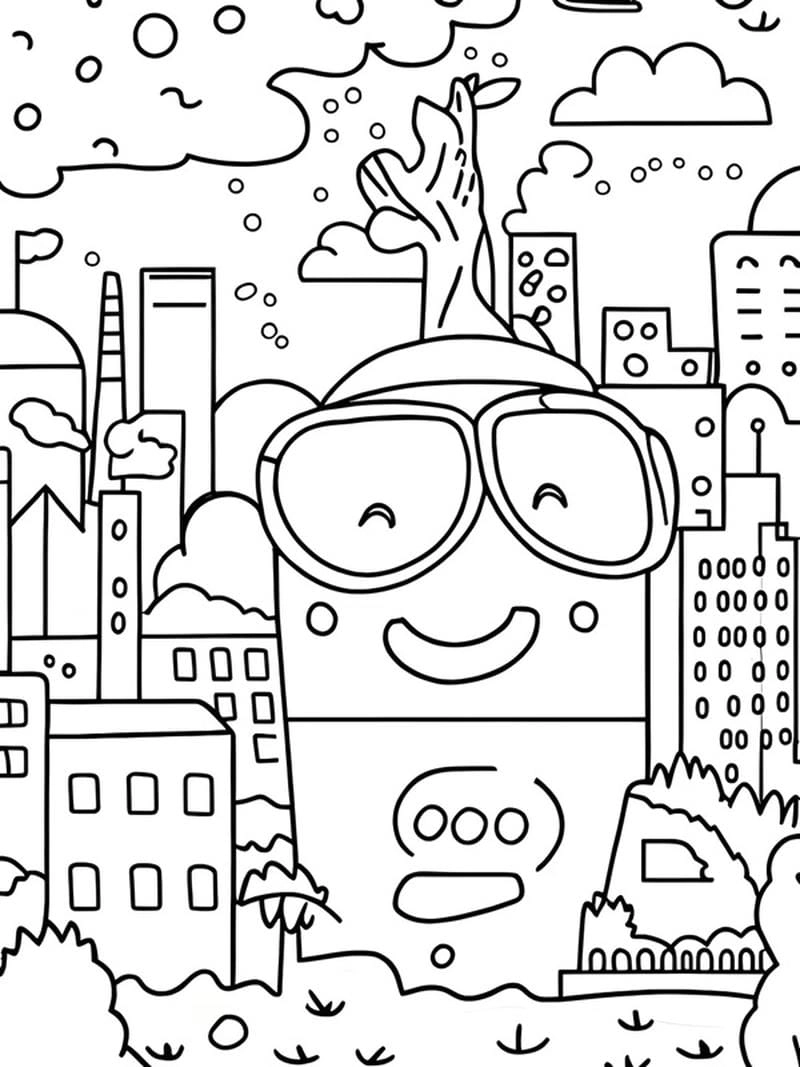 Tuyển chọn tranh thành phố xanh ấn tượng