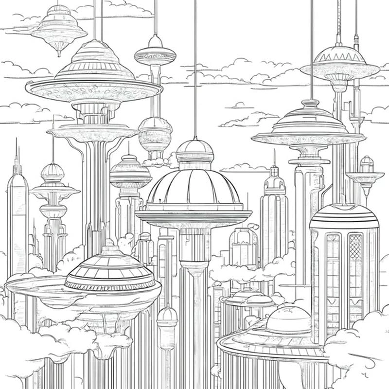 Tạo nên thế giới riêng từ vẽ cảnh thành phố đầy màu sắc