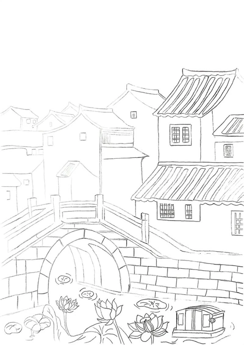 Hiểu thêm về đô thị nhờ vẽ tranh phong cảnh thành thị