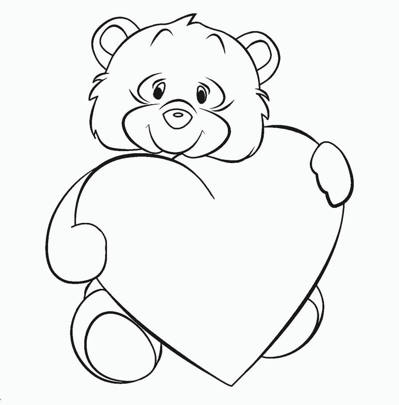 Bộ sưu tập hình trái tim ngộ nghĩnh tô màu hấp dẫn