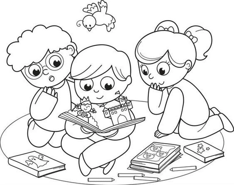 Học mà chơi với tranh tô trường mầm non