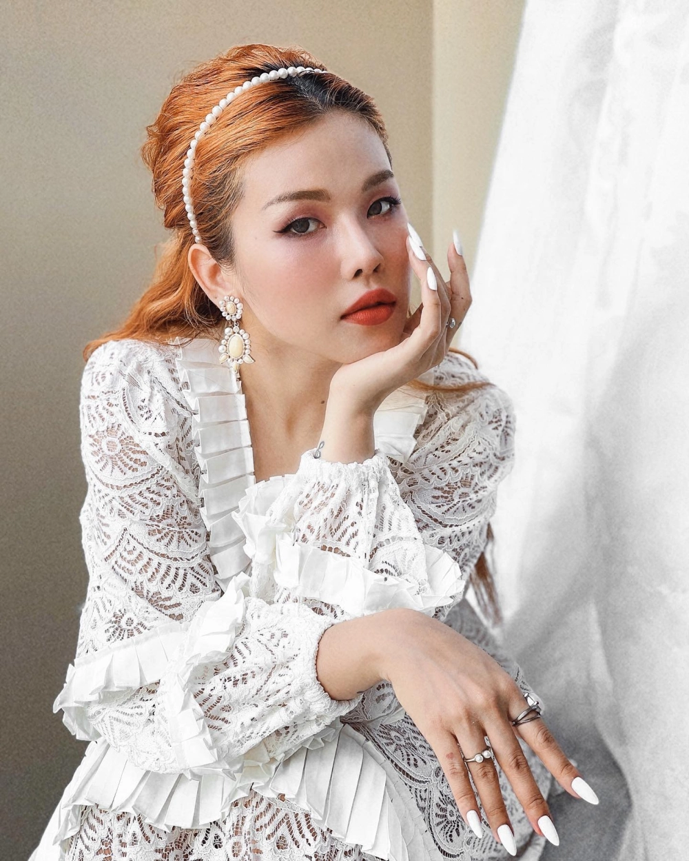 Ảnh hậu trường trong ca khúc đánh bắt cá xa bờ Trương Thảo Nhi