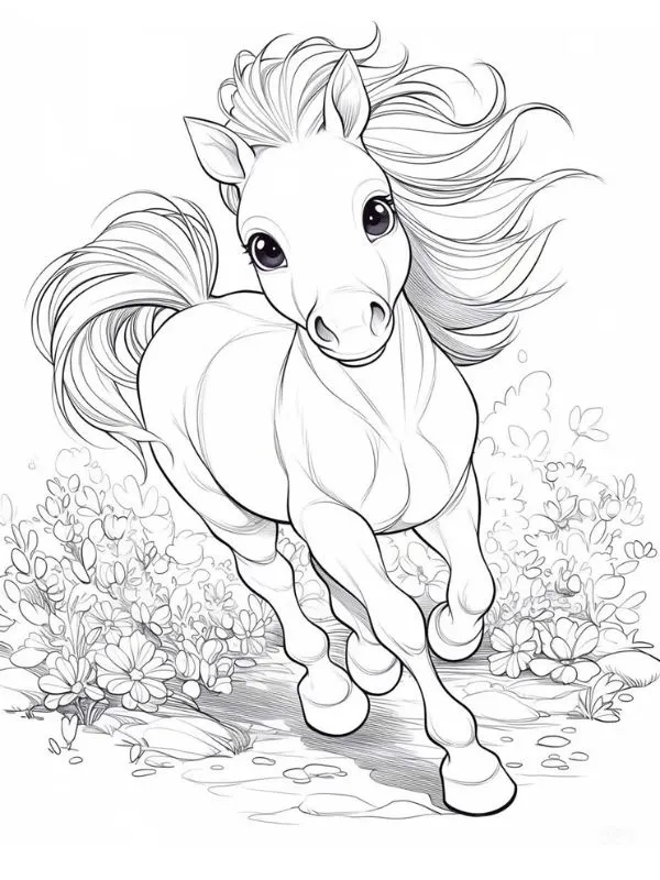 Khám phá ngay hinh to mau ngua pony