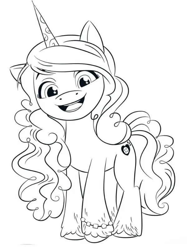 Bộ sưu tập tranh tô màu ngựa pony cho bé