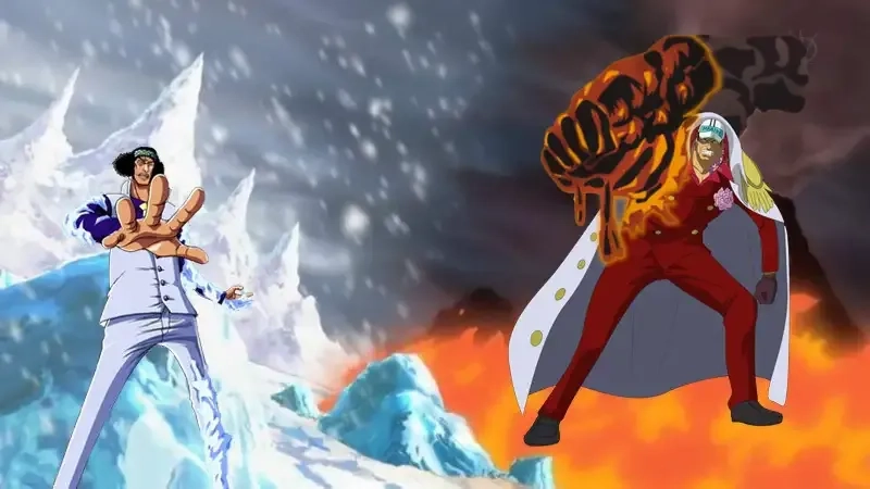 Barba Branca vs Akainu cuộc chiến lịch sử One Piece