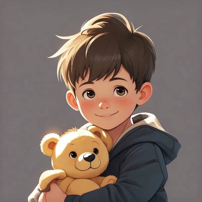 Thả tim với ảnh chibi boy cute dễ thương ngọt ngào