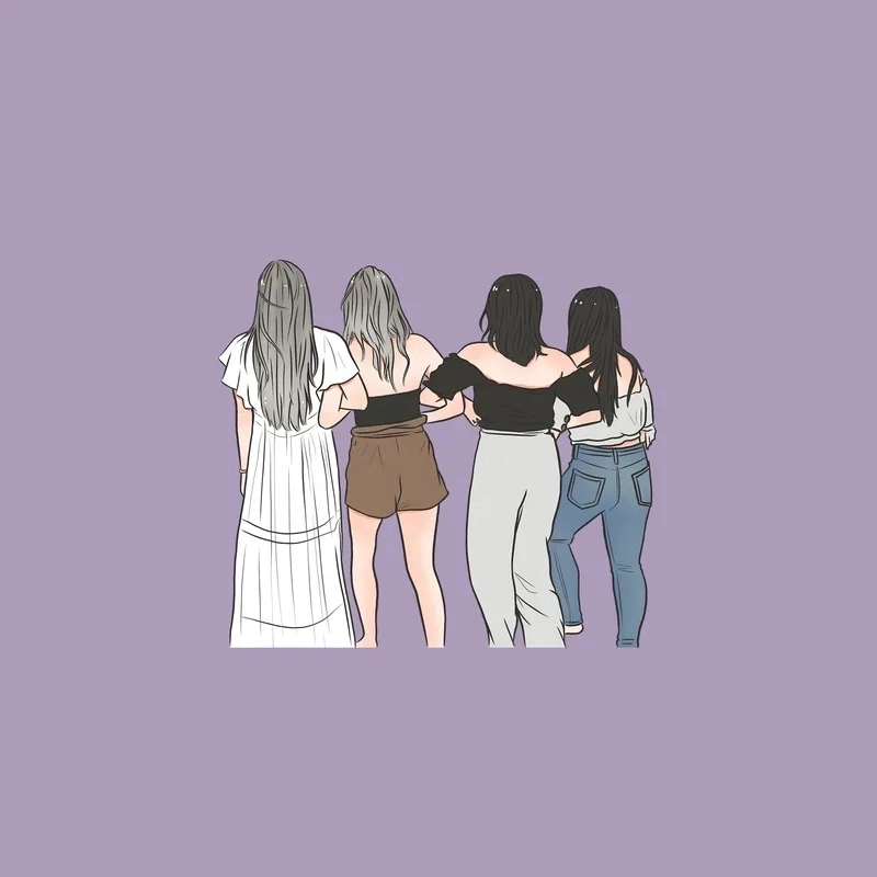 Avatar 4 người nữ xinh đẹp dễ thương mọi người