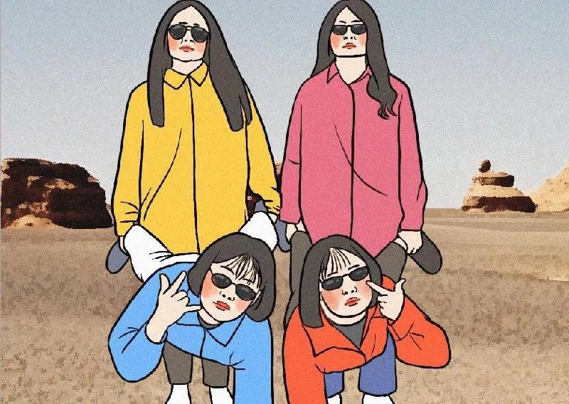 Avatar 4 người hài hước vui nhộn đáng yêu