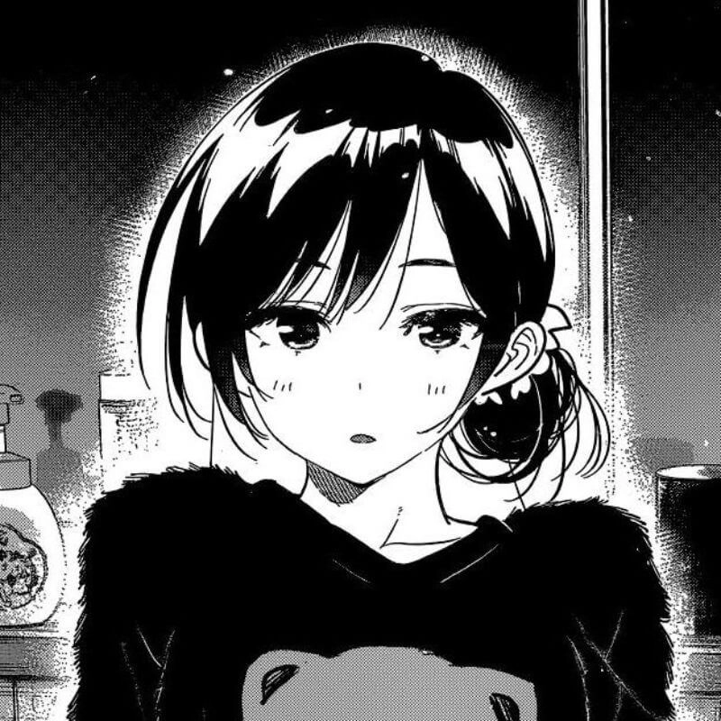 Tuyển chọn ảnh avt anime đen trắng ngầu nhất