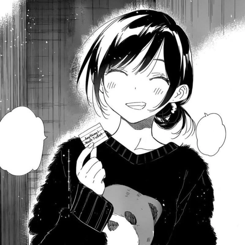 Bộ sưu tập ảnh avt anime trắng đen cực chất