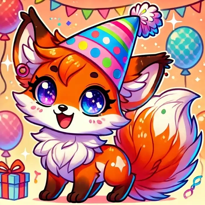 Chọn avatar con cáo trắng tinh khiết và đáng yêu