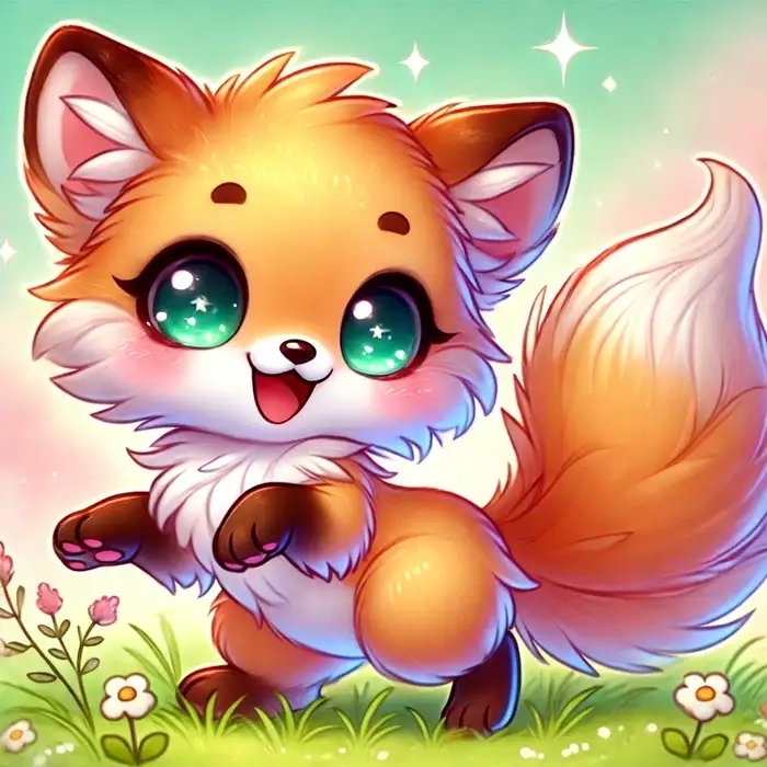 Mang phong cách hoạt hình Nhật với ảnh avatar con cáo anime