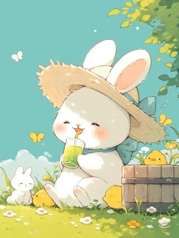 Chọn avatar thỏ cute để tăng vẻ dễ thương online