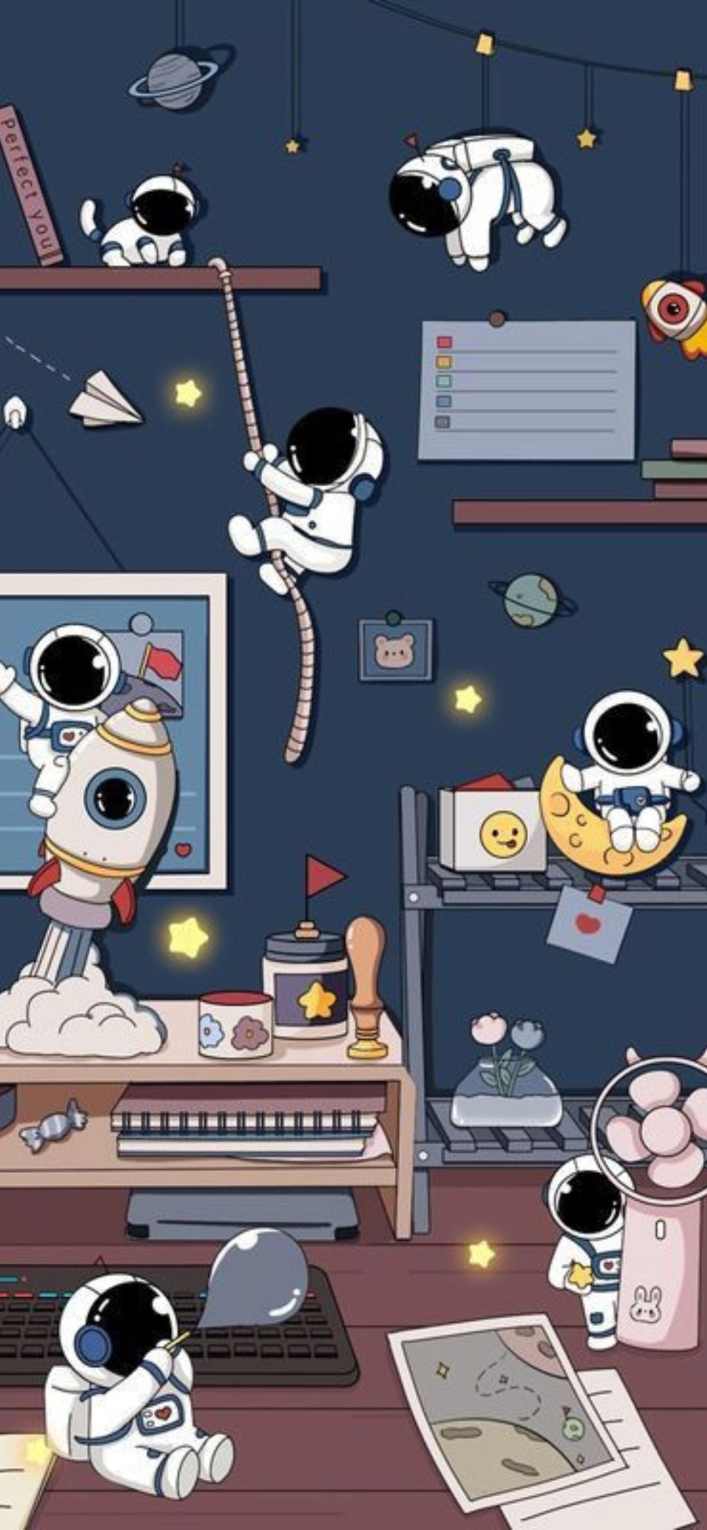 Vui nhộn cùng avatar phi hành gia hoạt hình