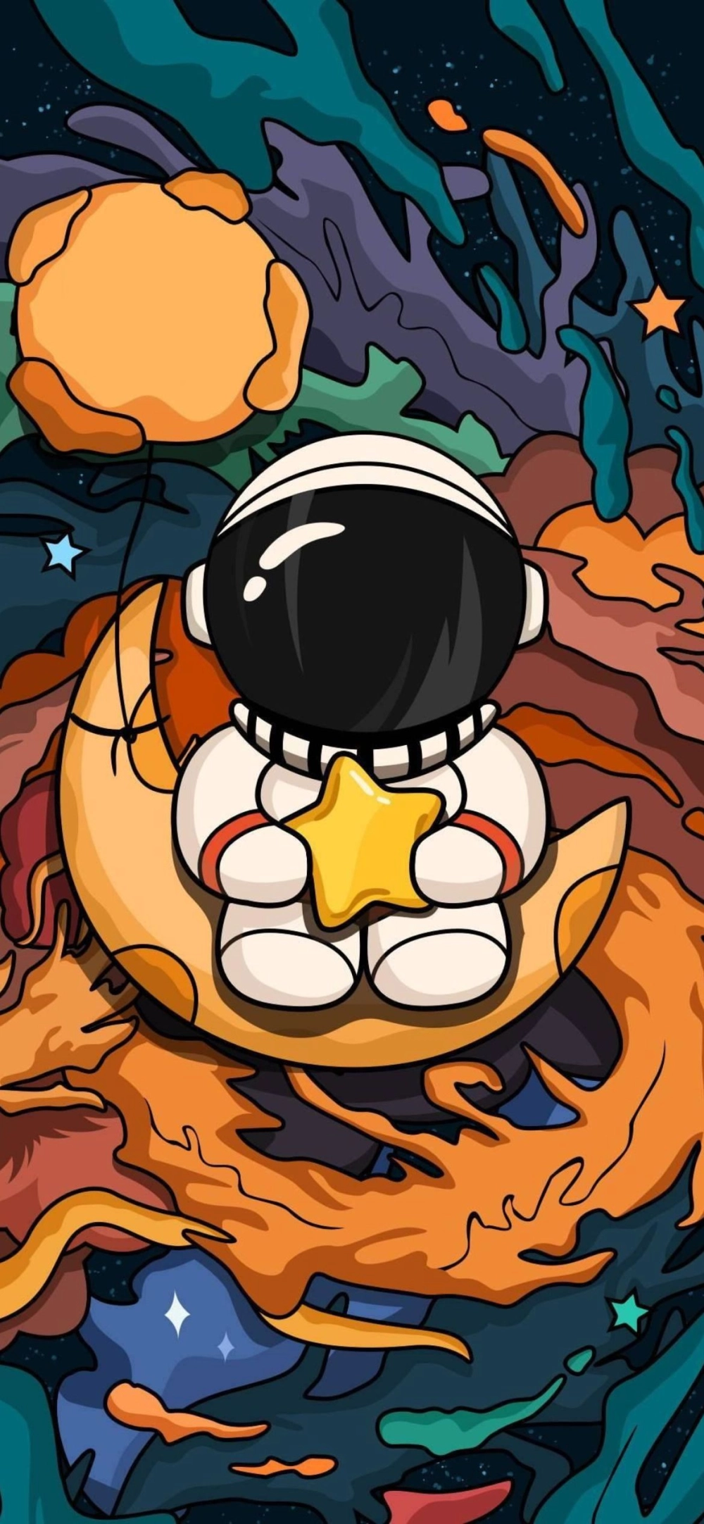 Thích mê avatar phi hành gia chibi đáng yêu