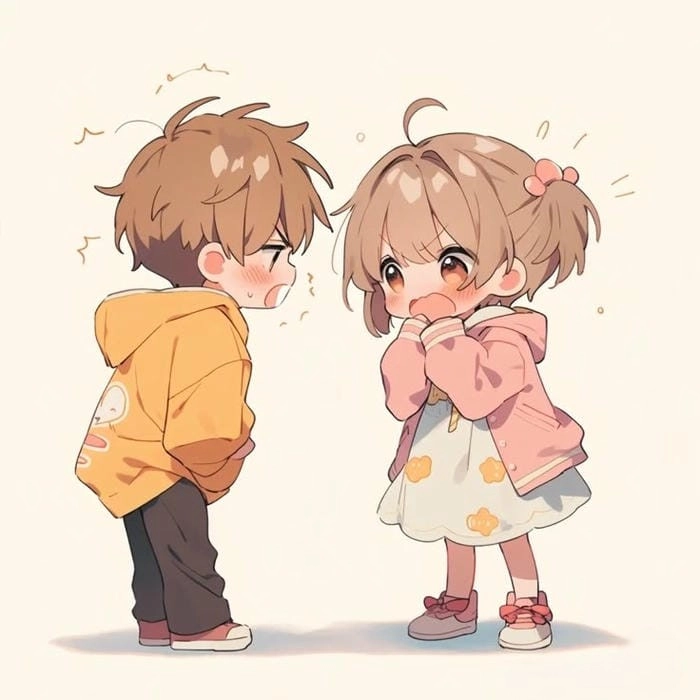 Thay đổi màn hình với hình nền chibi bạn bè sinh động