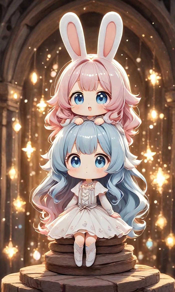 Gặp gỡ những khoảnh khắc đáng yêu với chibi bạn thân cute anime