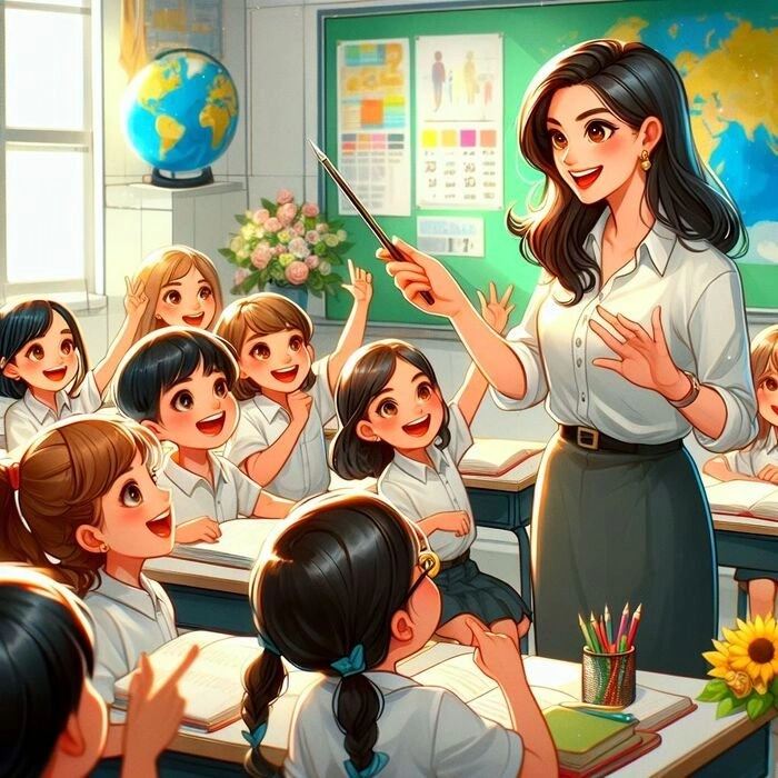 Hướng dẫn cách vẽ cô giáo chibi ngộ nghĩnh đơn giản