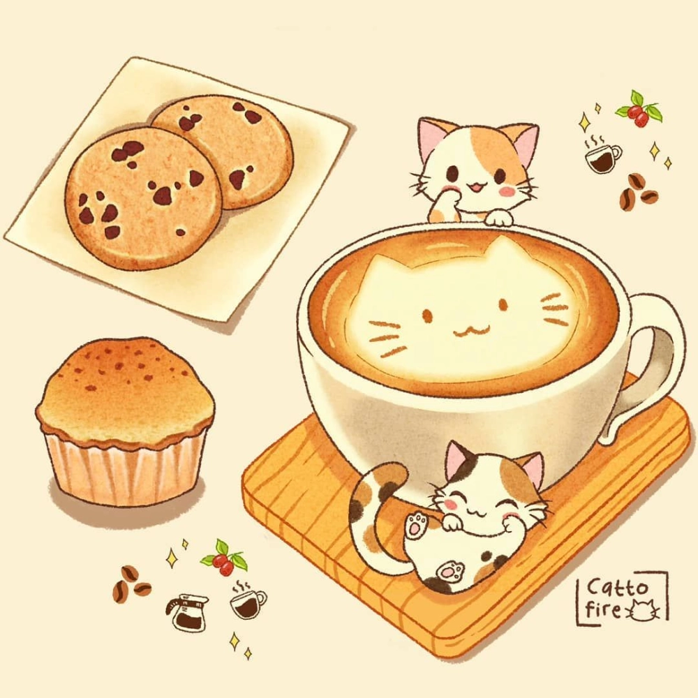 Thưởng thức ngay chibi đồ uống cute siêu xinh
