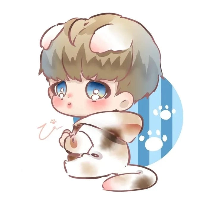 Tải ngay chibi em bé cute vector đẹp mê ly