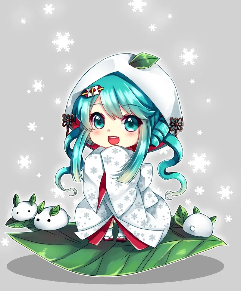 Chọn hình noel chibi ngộ nghĩnh cho mùa lễ vui