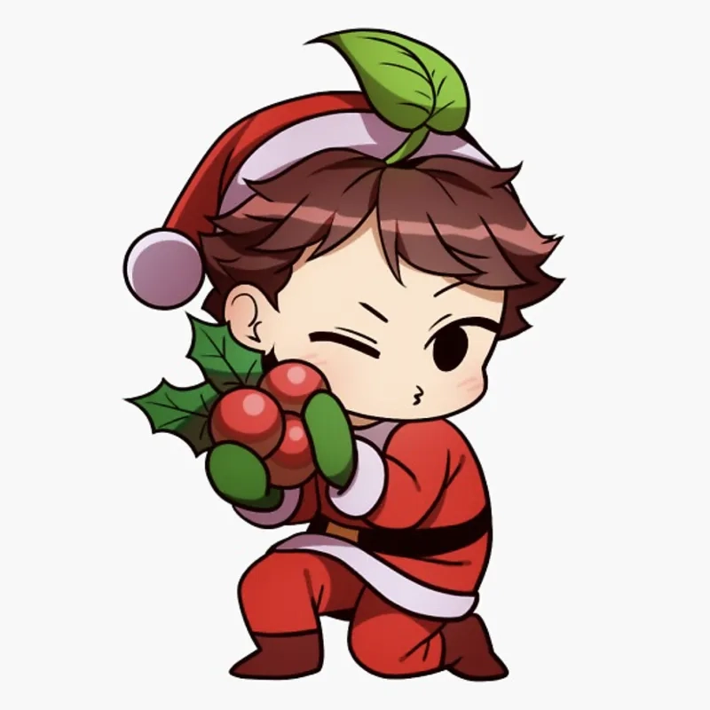 Chọn hình chibi giáng sinh để trang trí mùa lễ