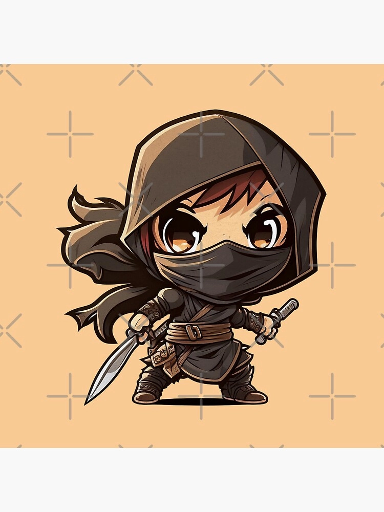 Tải ngay chibi ninja vector độc đáo cho dự án của bạn
