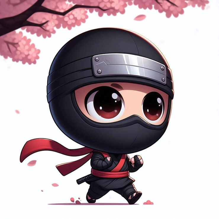 Tham khảo chibi ninja sketch đầy sáng tạo và sinh động