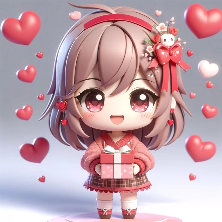Chiêm ngưỡng chibi valentine sketch đáng yêu mỗi ngày