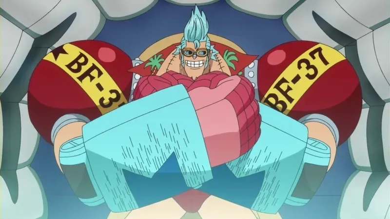 Hình ảnh độc đáo của franky one piece khiến fan mê mẩn