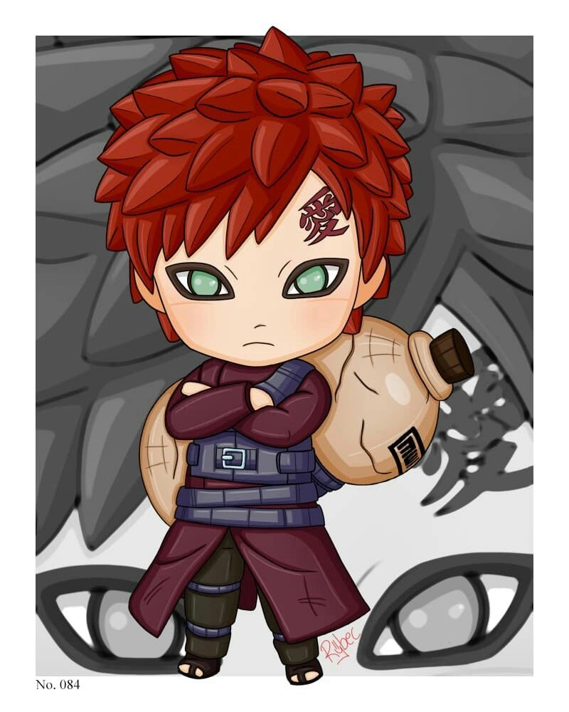 Gửi ngay bộ gaara chibi stickers dễ thương cho bạn bè
