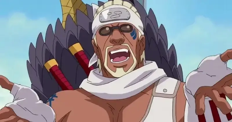 Tạo dáng cùng killer-bee nổi bật trong anime Naruto