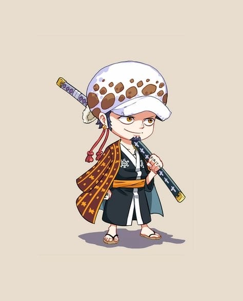 Hình ảnh law chibi đáng yêu trong chibi law one piece