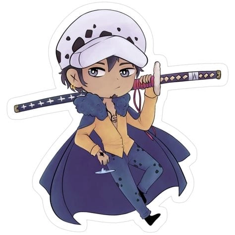 Ngắm nhìn chibi law anime dễ thương cùng law chibi