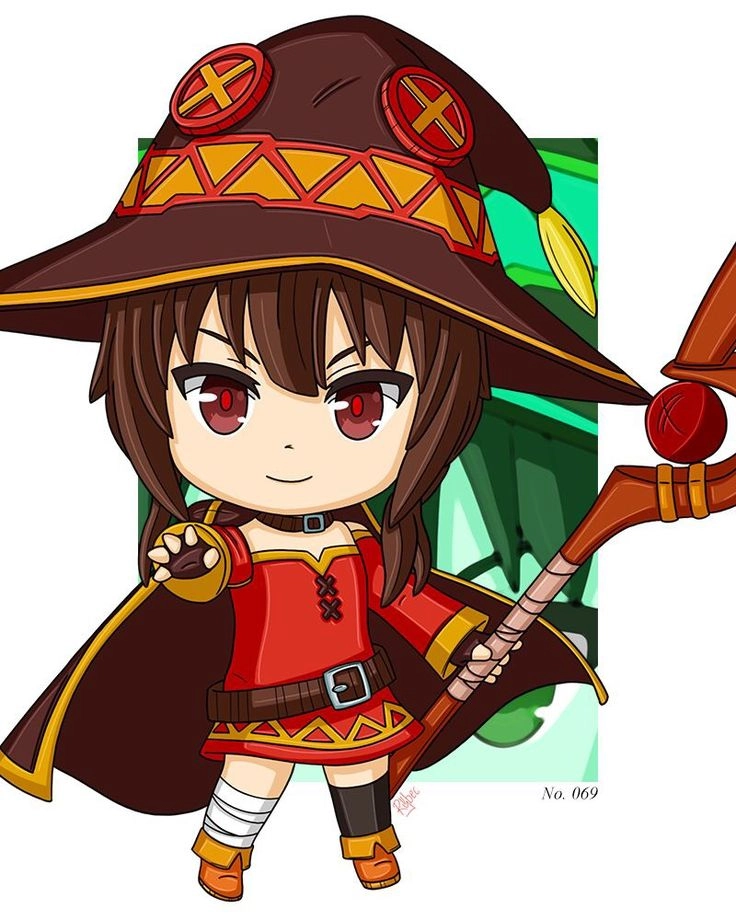 Ngắm nhìn megumin chibi cosplay siêu độc đáo