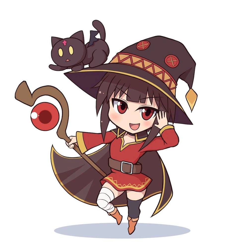 Trang trí với megumin chibi acrylic charm xinh xắn