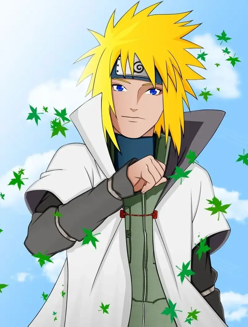 Yondaime Hokage Minato Namikaze bảo vệ làng Konoha