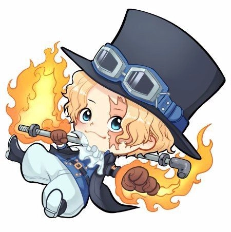 Sưu tập ngay sabo chibi sticker ngộ nghĩnh cực hot