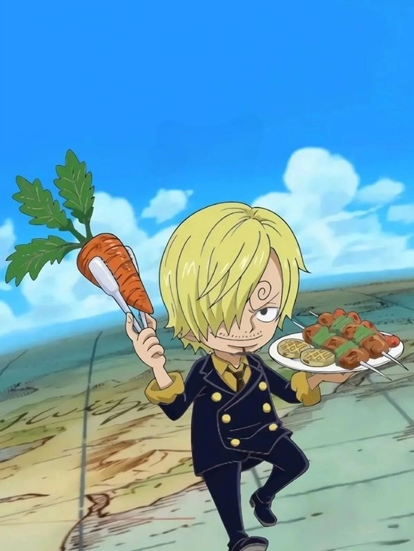 Bộ ảnh sanji cute chibi cho fan One Piece