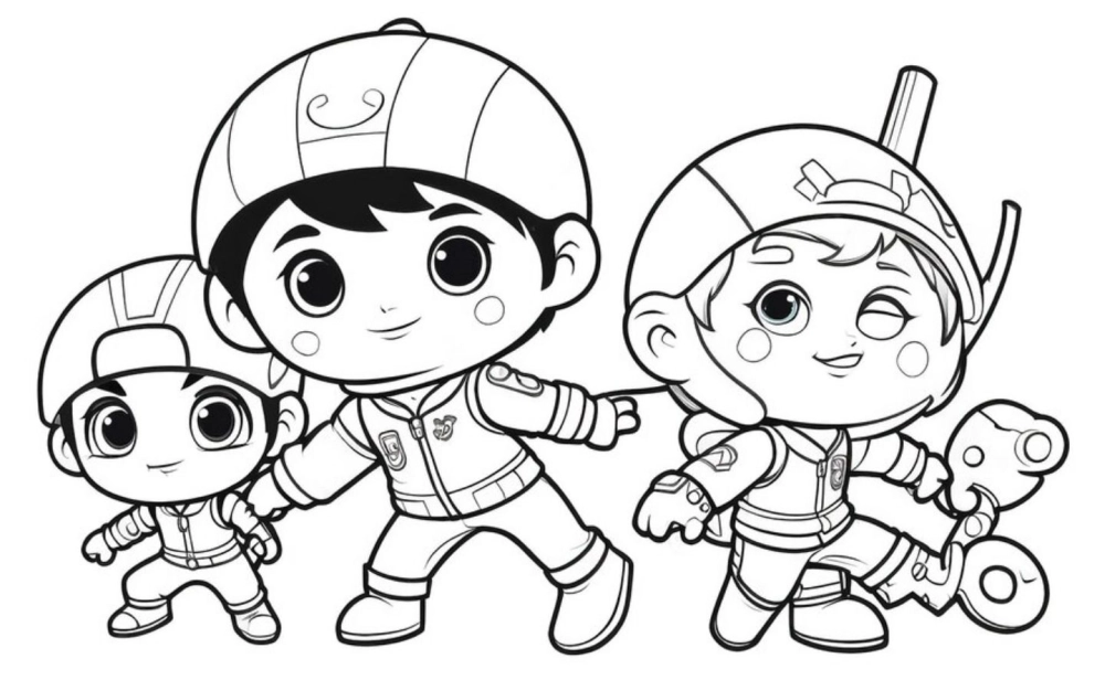 Khám phá tranh tô màu trẻ em dễ thương cho bé