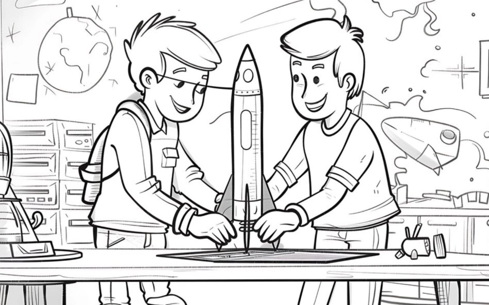 Bé thỏa sức sáng tạo với tô màu trẻ em đơn giản