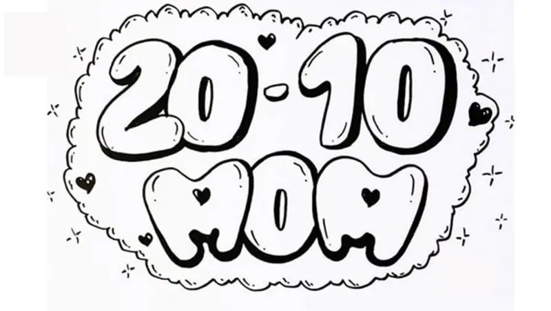 Tranh tô màu 20/10 là như thế nào?