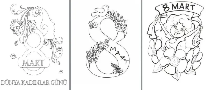 Tranh tô màu 8/3 là như thế nào?