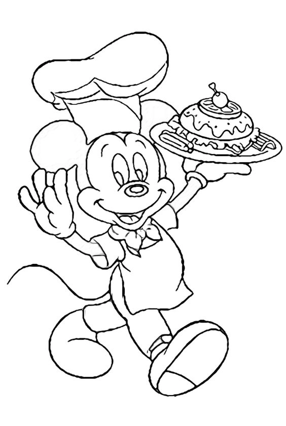 Tranh tô màu chuột mickey là như thế nào?